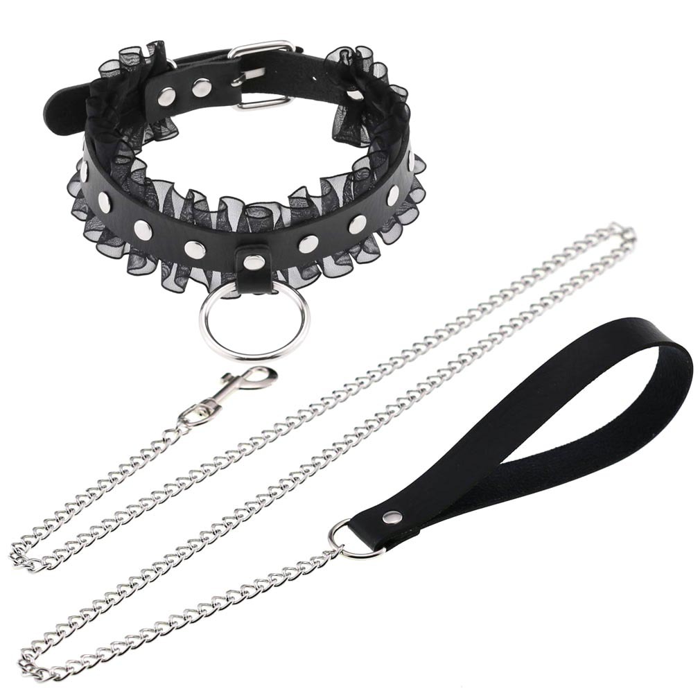 Women'S Emo Accessories - Sexy Lace kolczasty Choker punkowy Choker