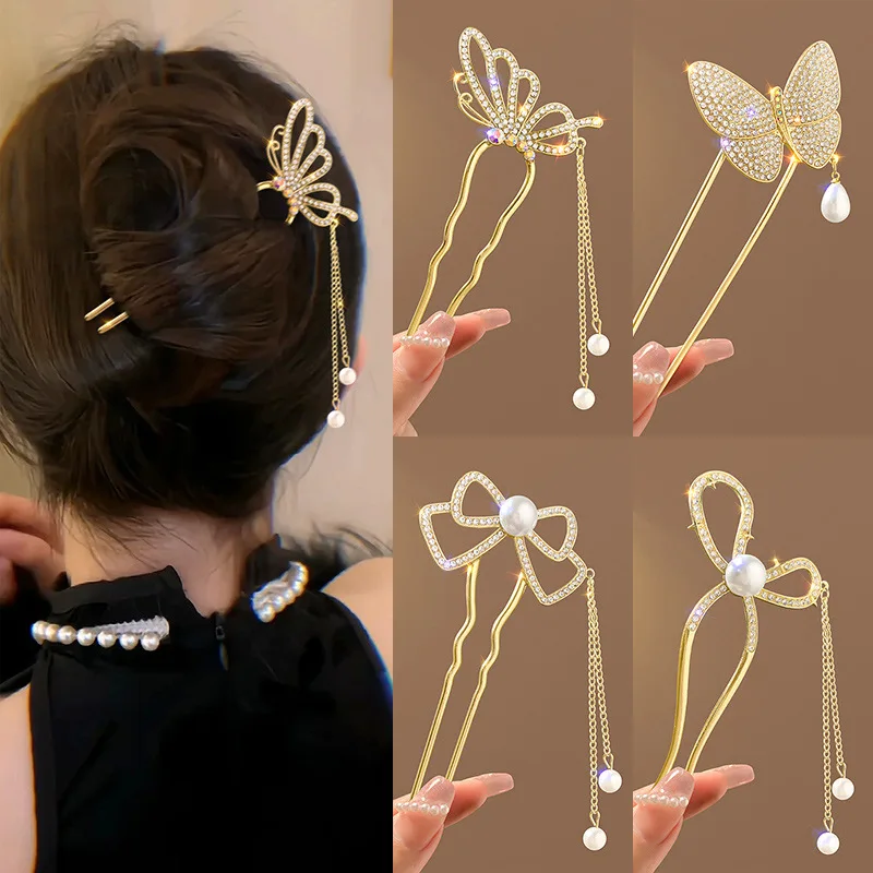 Women Accessories On Sale - Antyczna spinka do włosów w kształcie