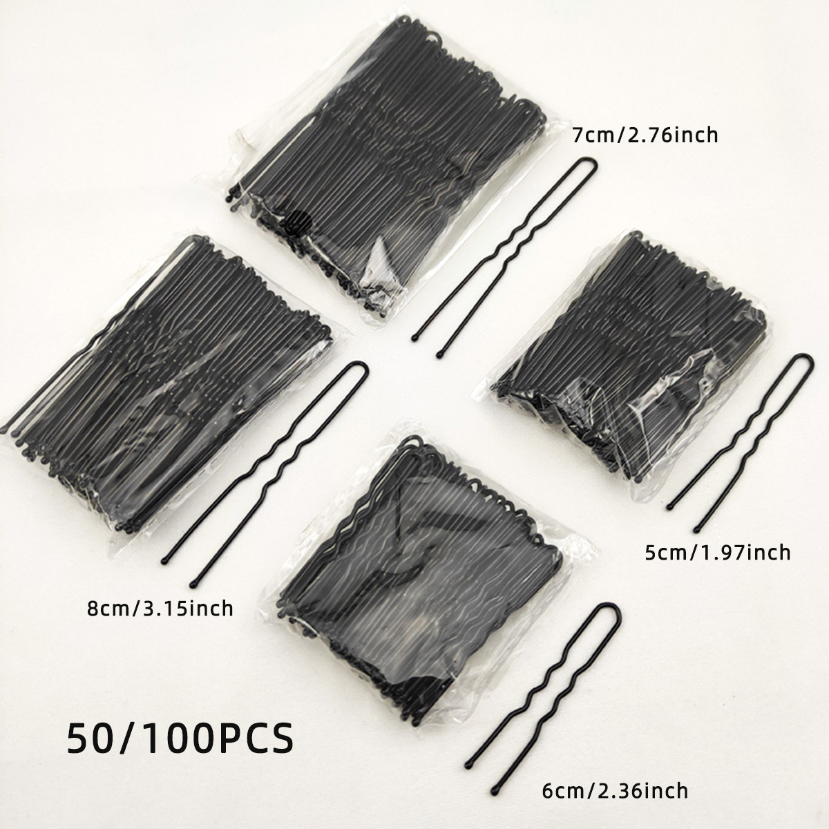 Women Accessories On Sale - 50/100 SZT. Damskie Wsuwki do Włosów