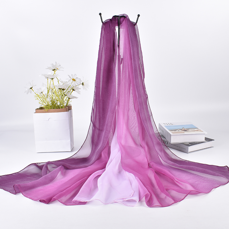 Silk Scarf Square - 2023 Wiosna / Lato Nowy trójkolorowy