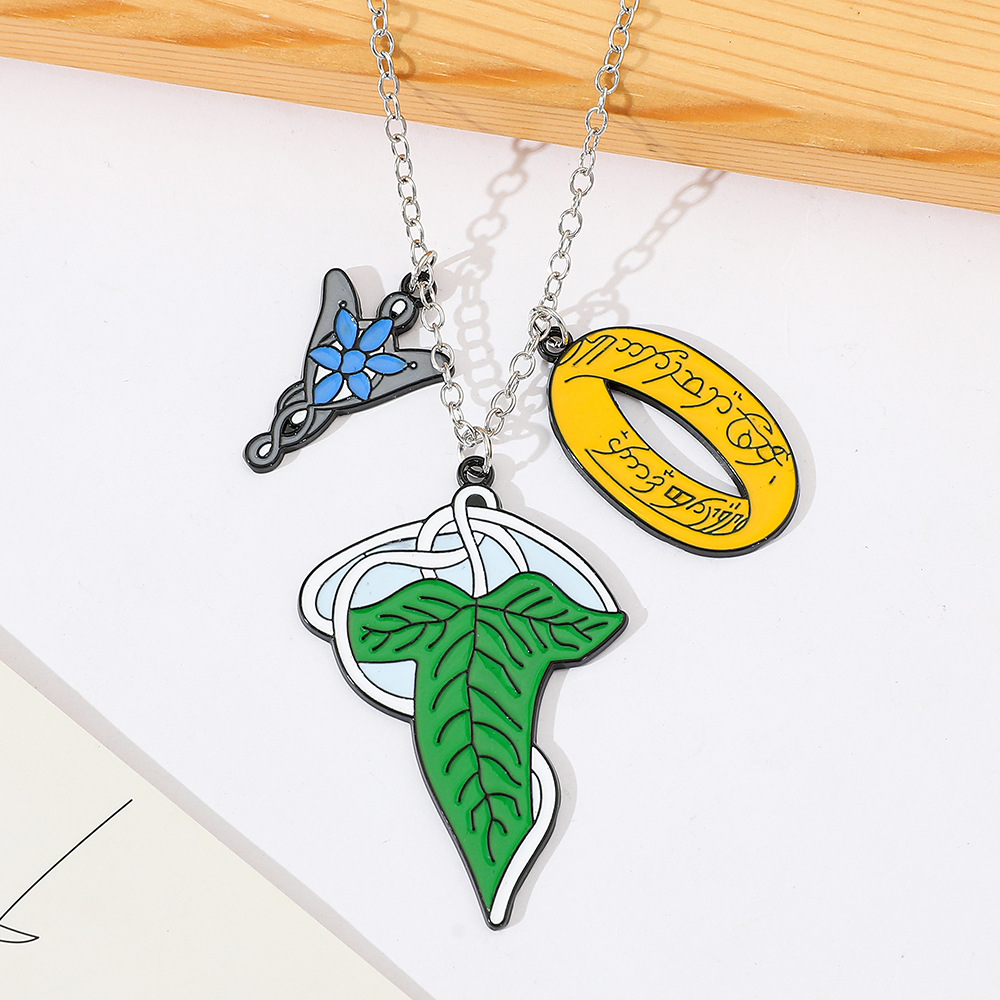 Women Accessories Trending - Naszyjnik Władca Pierścieni Elfy Modny Kreatywny