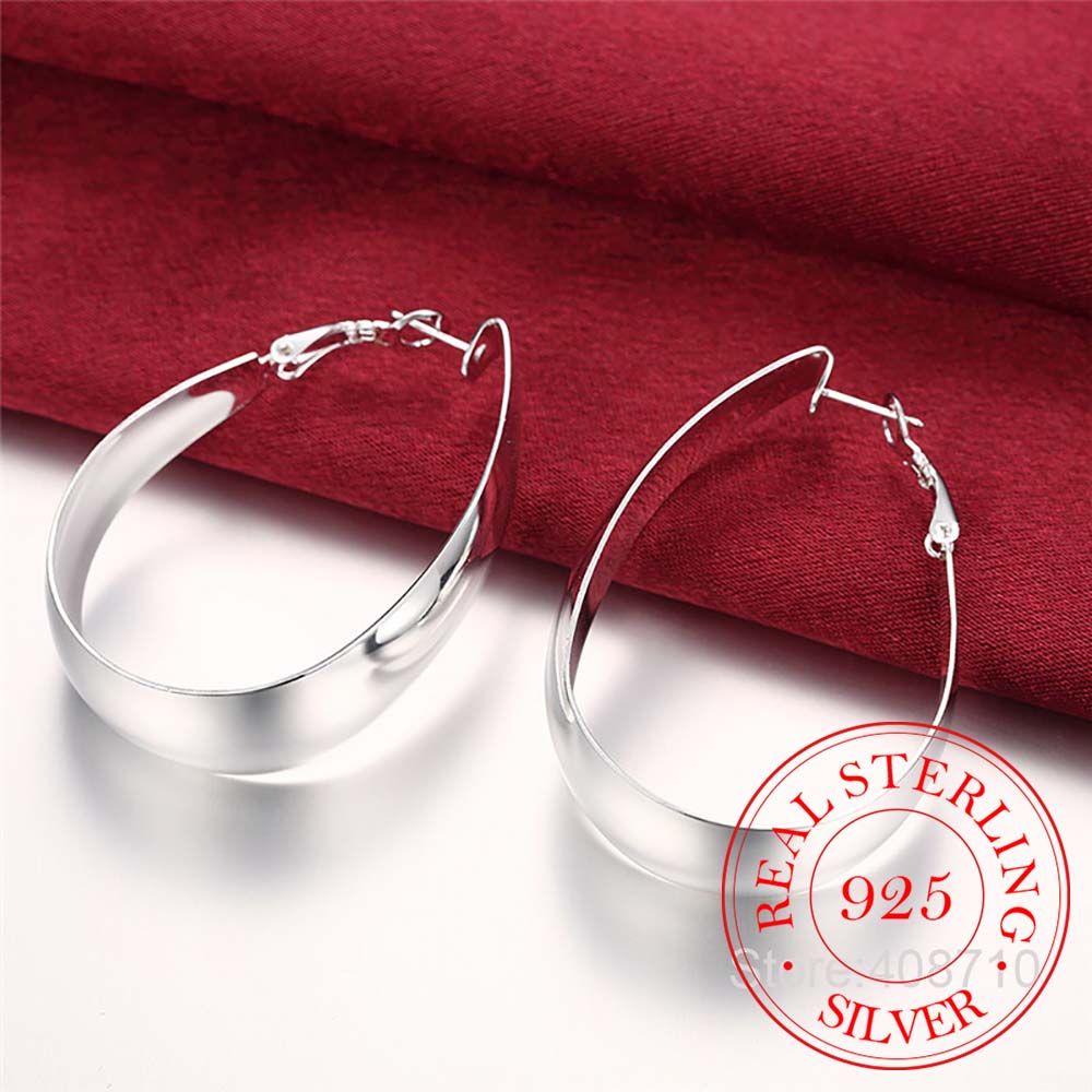 Statement Earrings Oversized - Duże kolczyki w stylu europejskim Prawdziwe