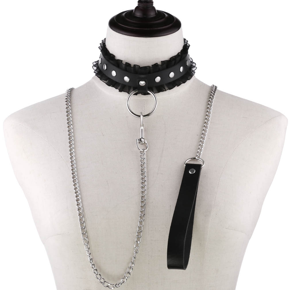 Sexy Lace kolczasty Choker pun – Women'S Emo Accessories recenzja i cena