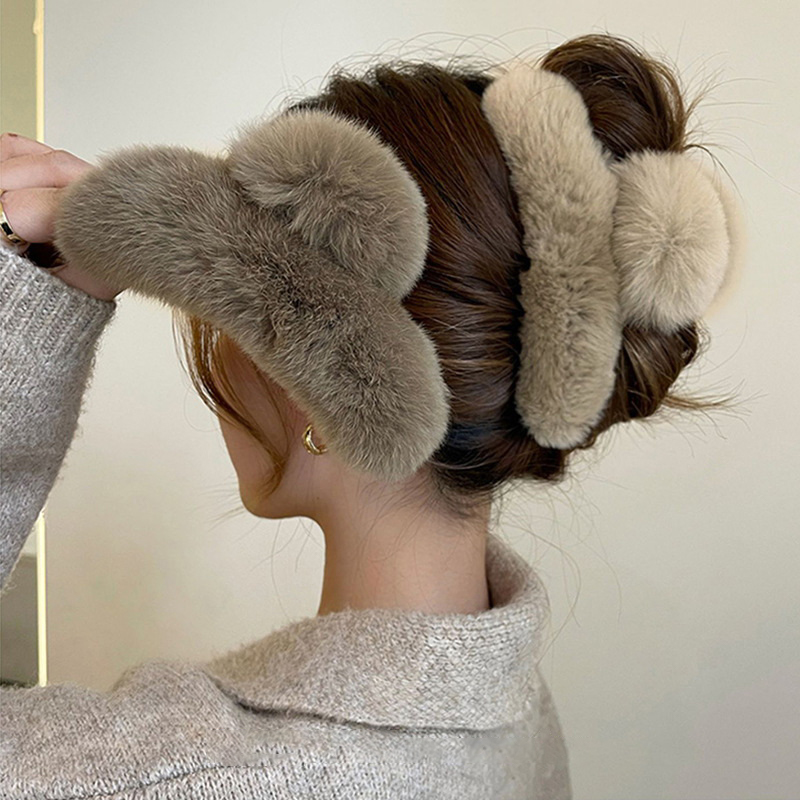Zimowe klamra do włosów sierść – Hair Claw Clip Set recenzja i cena
