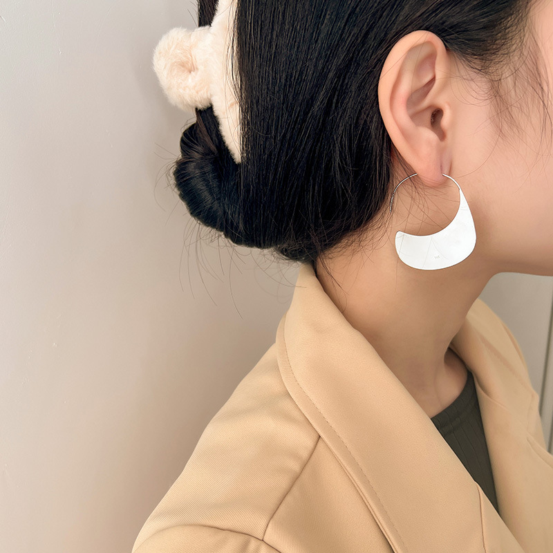 Duże kolczyki koła ze srebra p – Statement Earrings Oversized recenzja i cena