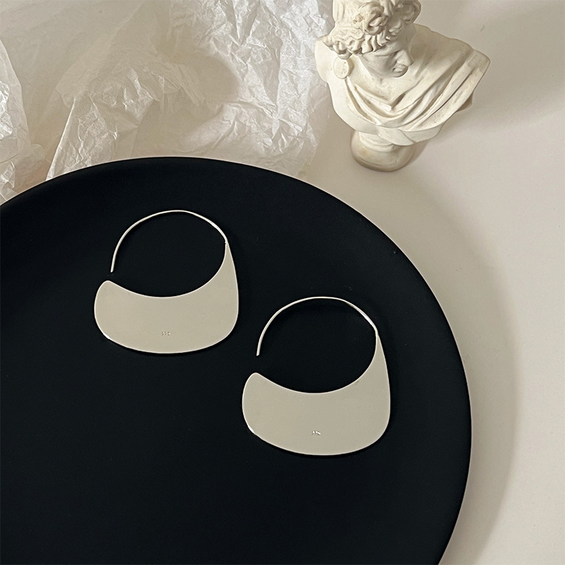 Duże kolczyki koła ze srebra p – Statement Earrings Oversized recenzja i cena
