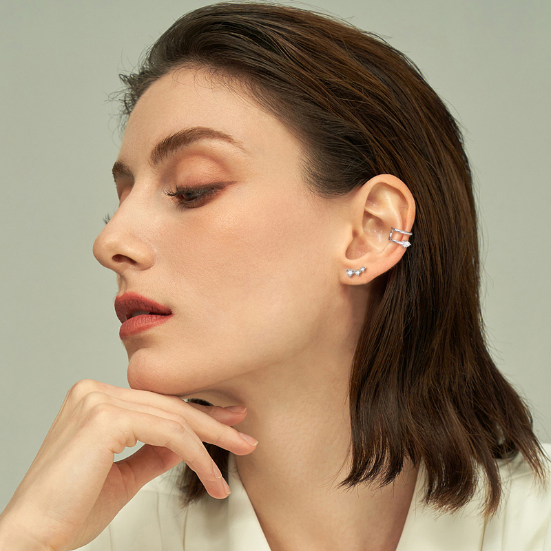 IOGOU Kolczyki mankietowe dla  – Women'S Emo Accessories recenzja i cena