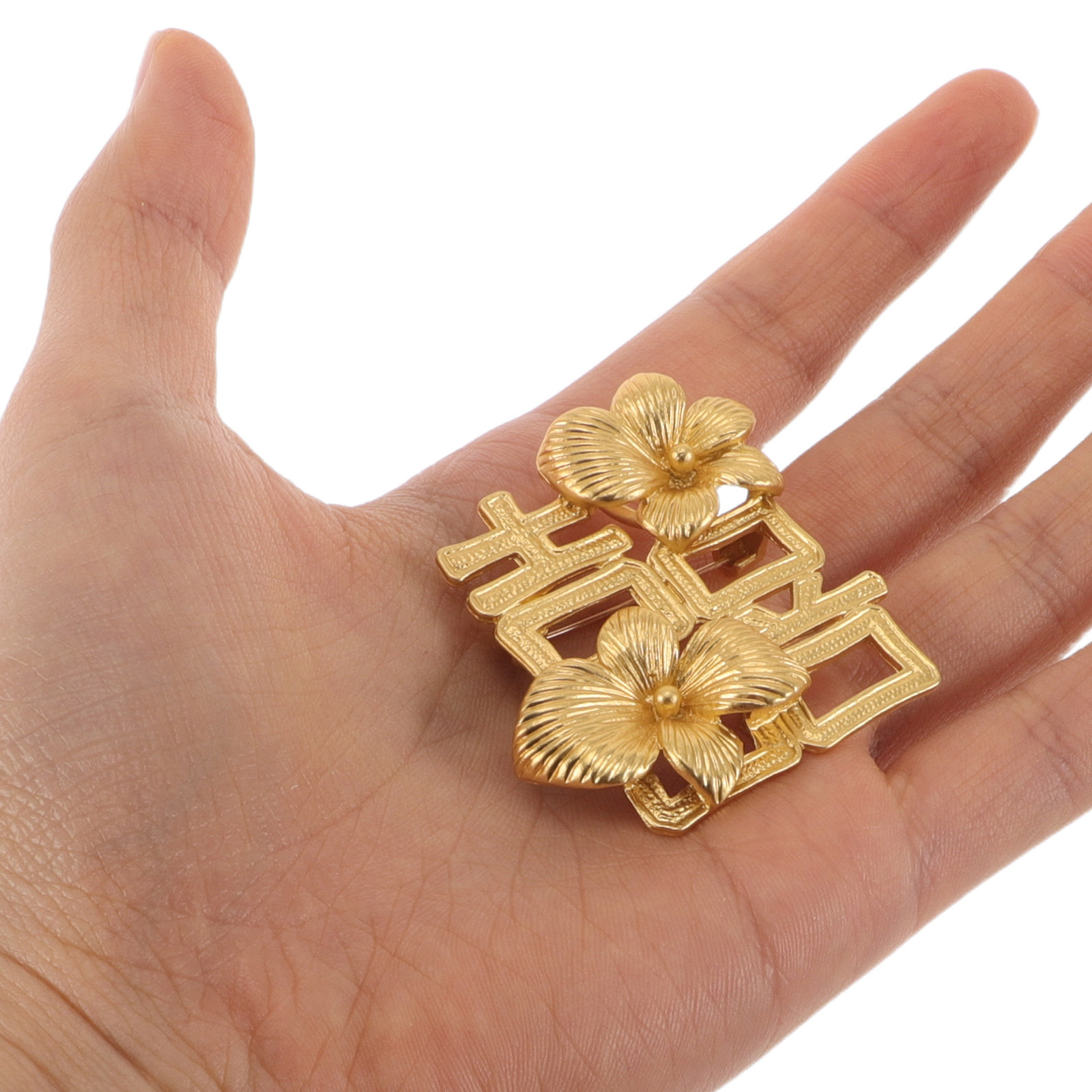 2 szt. ślubnych broszek z chiń – Brooch Pin Gold recenzja i cena