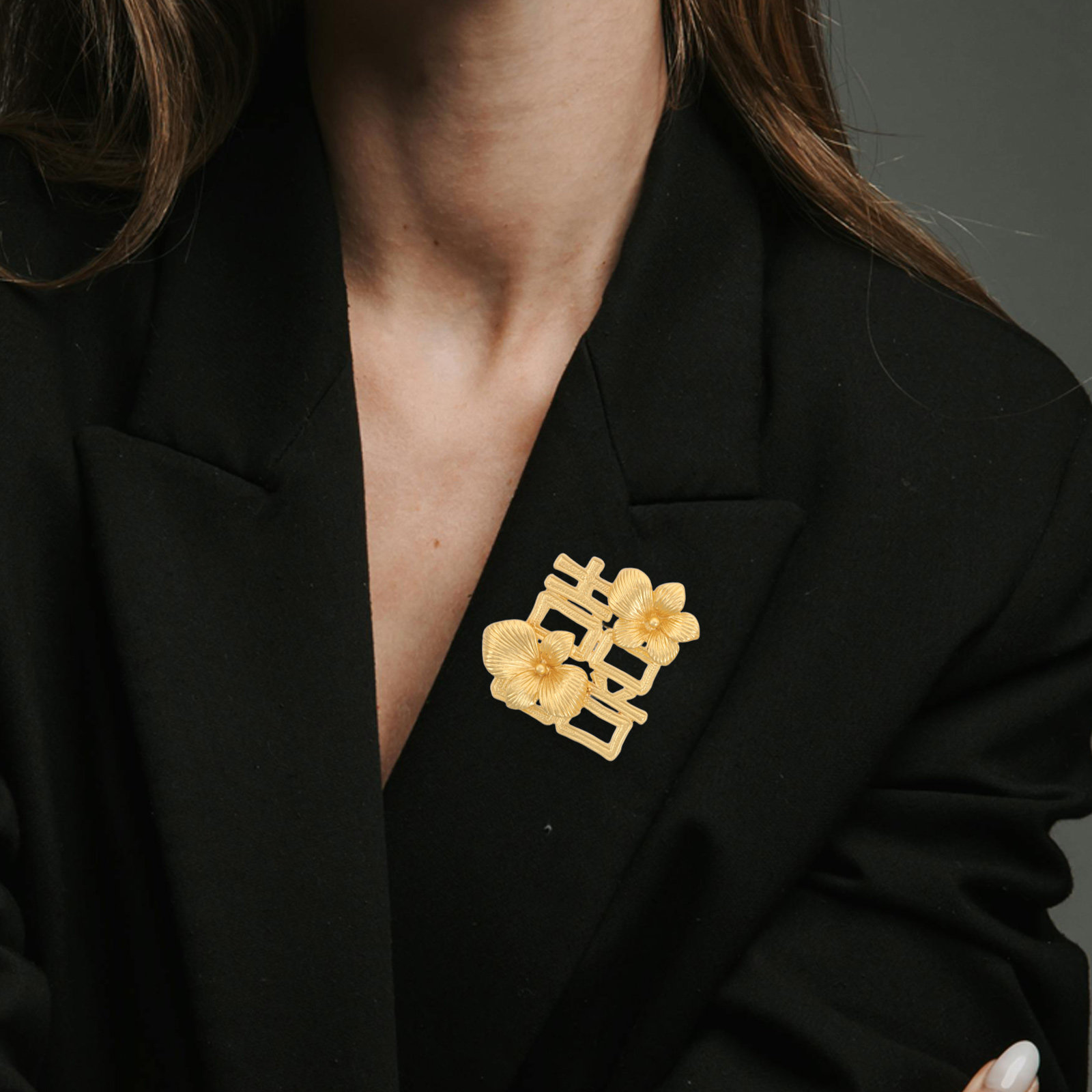 2 szt. ślubnych broszek z chiń – Brooch Pin Gold recenzja i cena