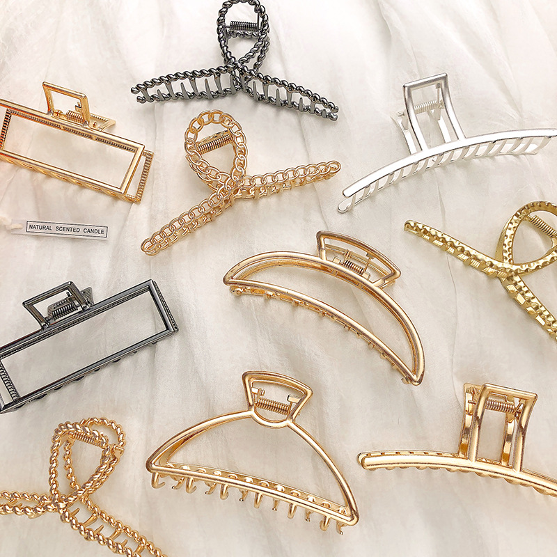 Metalowa spinka do włosów dla  – Hair Claw Clip Set recenzja i cena