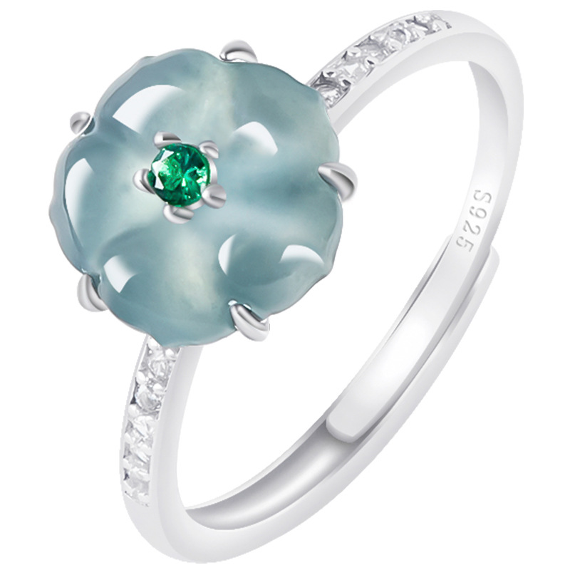 Niebieskie pierścionki z jadei – Women Accessories Gift recenzja i cena