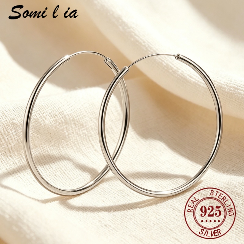 SOMILIA Nowe Kolczyki Koła Dam – Statement Earrings Oversized recenzja i cena