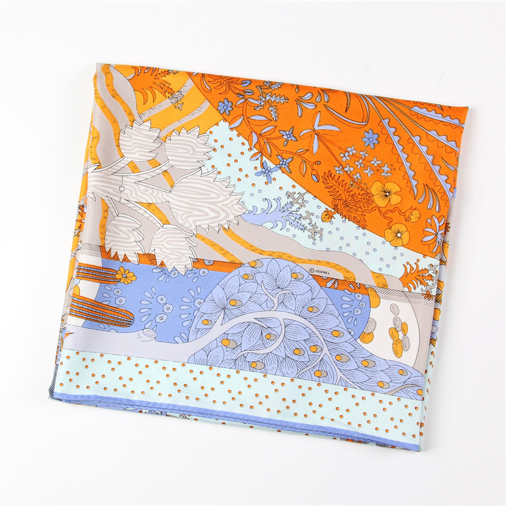 Ręczny ręcznie walcowany jedwa – Silk Scarf Square recenzja i cena