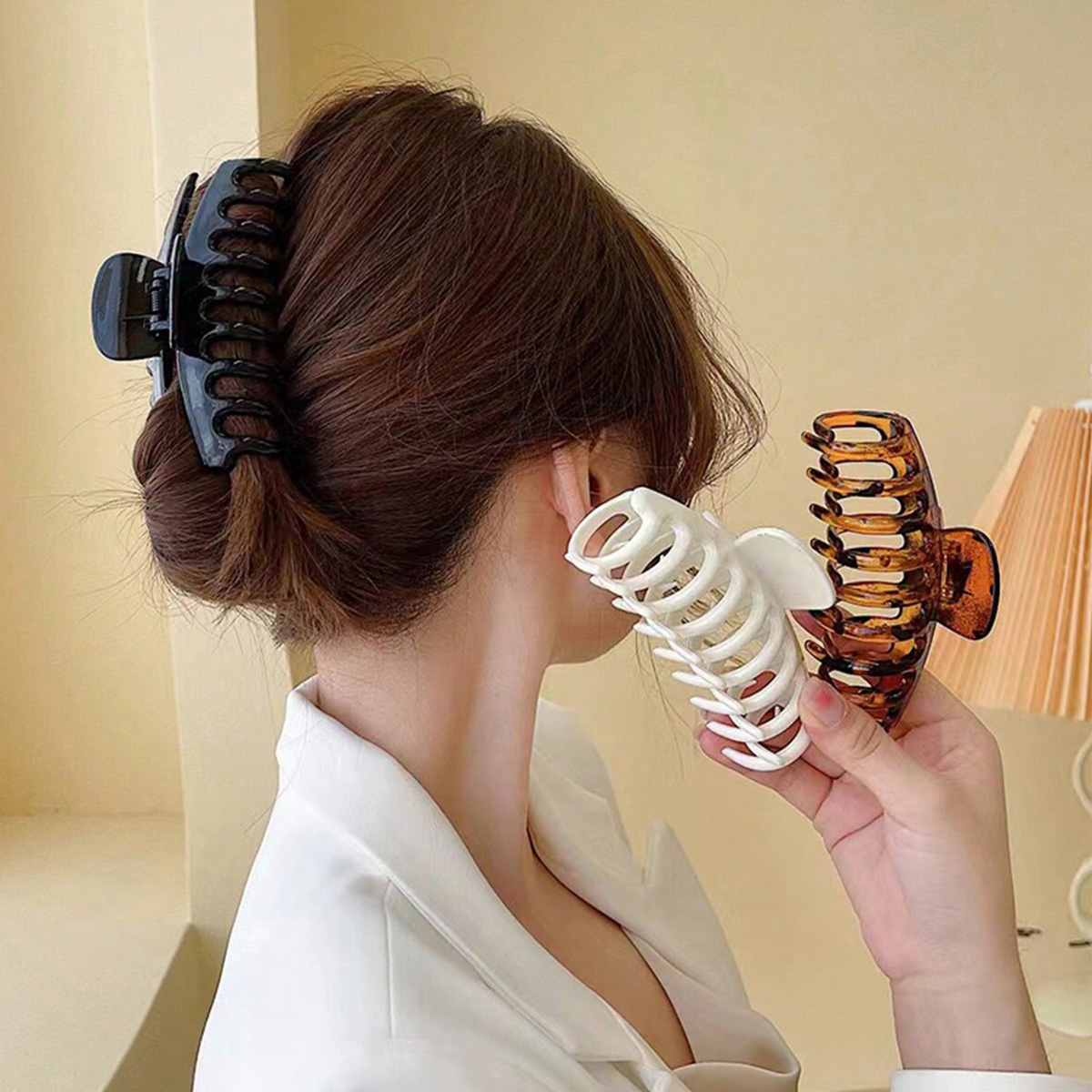 4 sztuki damskich wielokolorow – Hair Claw Clip Set recenzja i cena