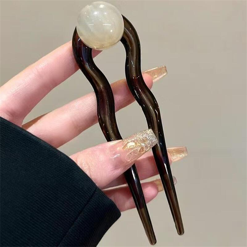 Kolorowe perłowe spinki do wło – Women Accessories On Sale recenzja i cena