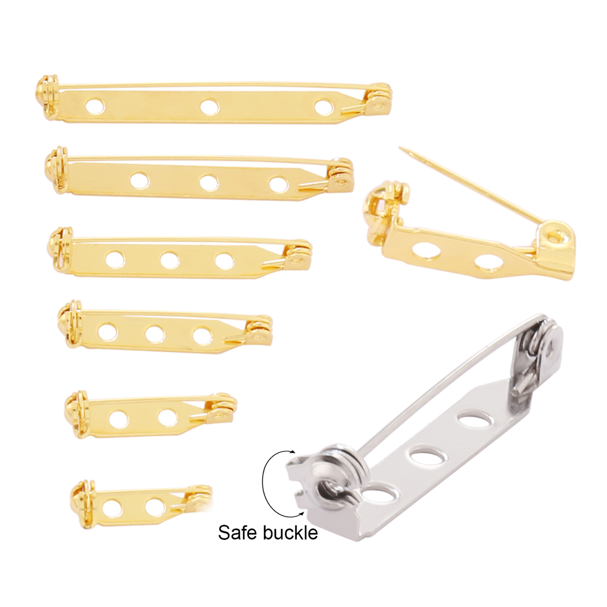 10 szt. Baza klipsu do broszki – Brooch Pin Gold recenzja i cena