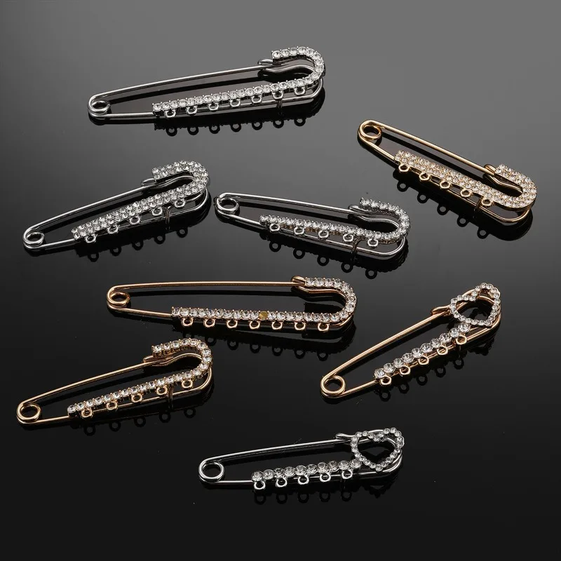 Broszki z kryształkami ze stop – Brooch Pin Gold recenzja i cena