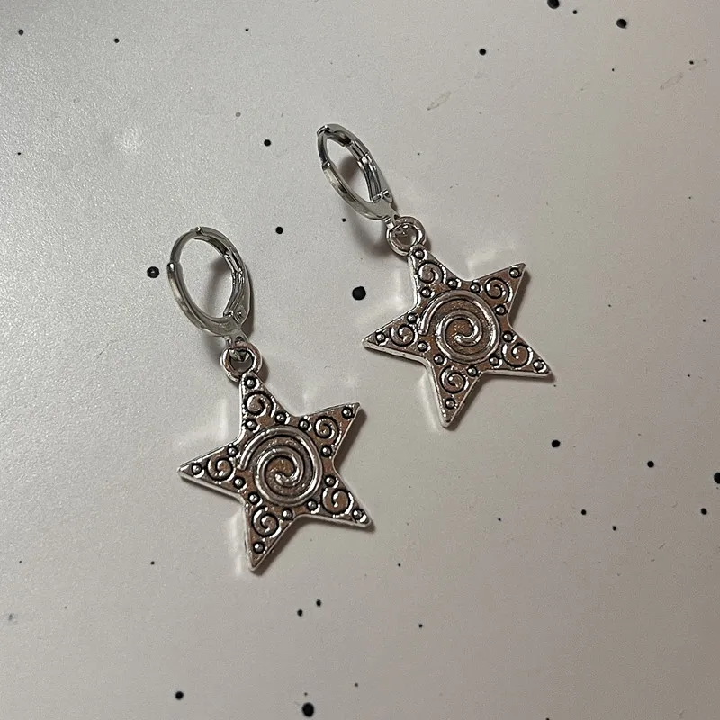 Vintage Goth Silver Color Spir – Women'S Emo Accessories recenzja i cena