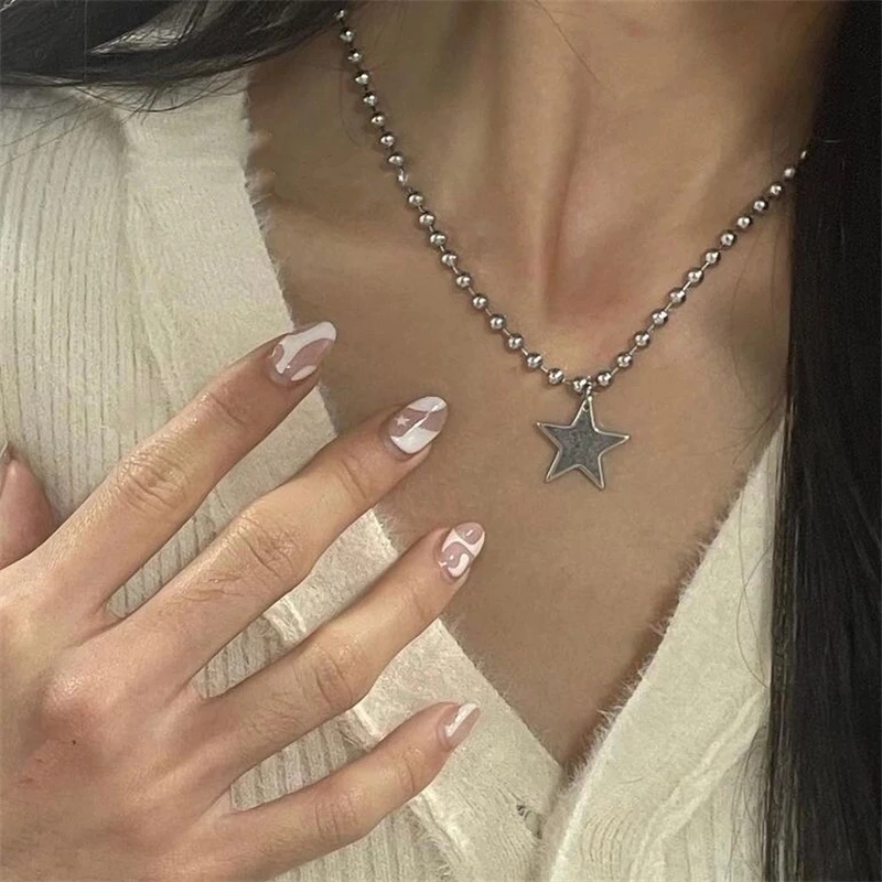 Kpop Cool Punk Vintage Star Pe – Women'S Emo Accessories recenzja i cena