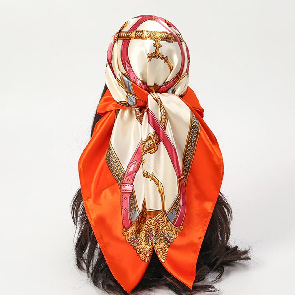 Modne szaliki 90*90cm damskie  – Silk Scarf Square recenzja i cena
