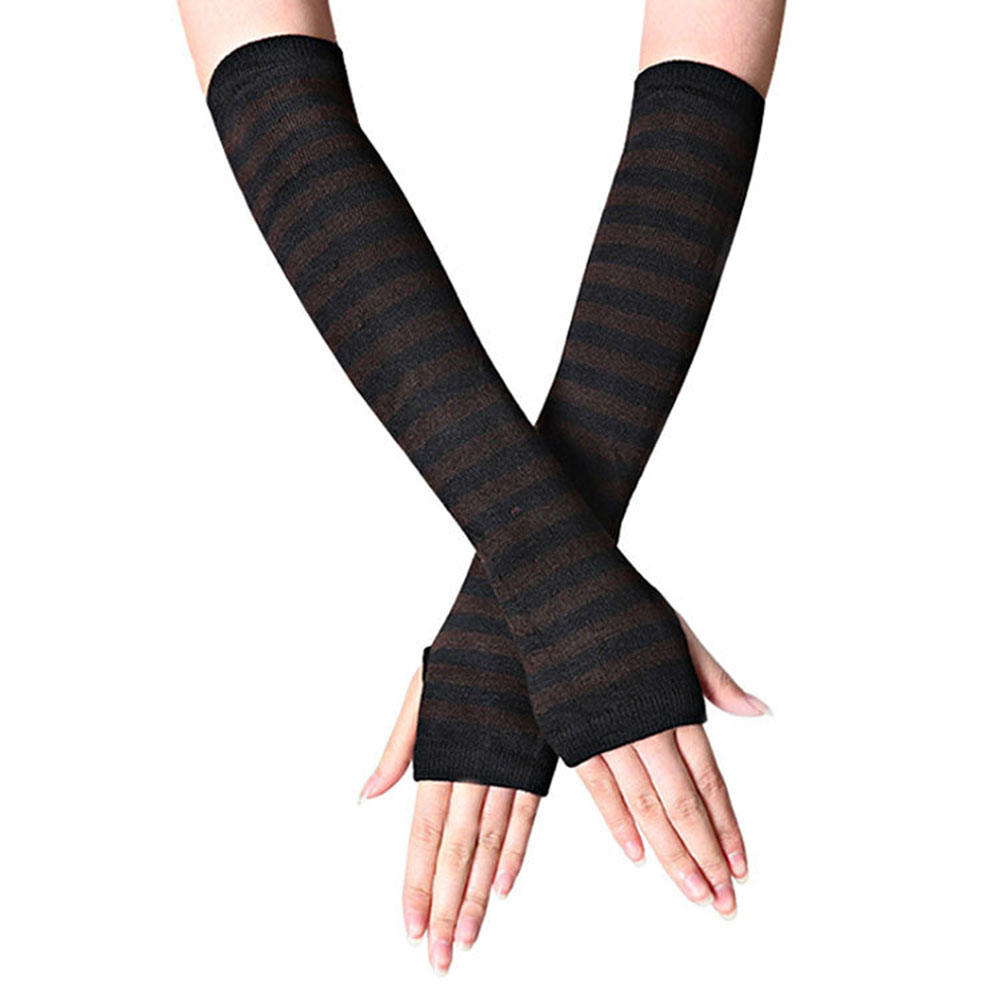 Damskie rękawiczki emo w paski – Women'S Emo Accessories recenzja i cena