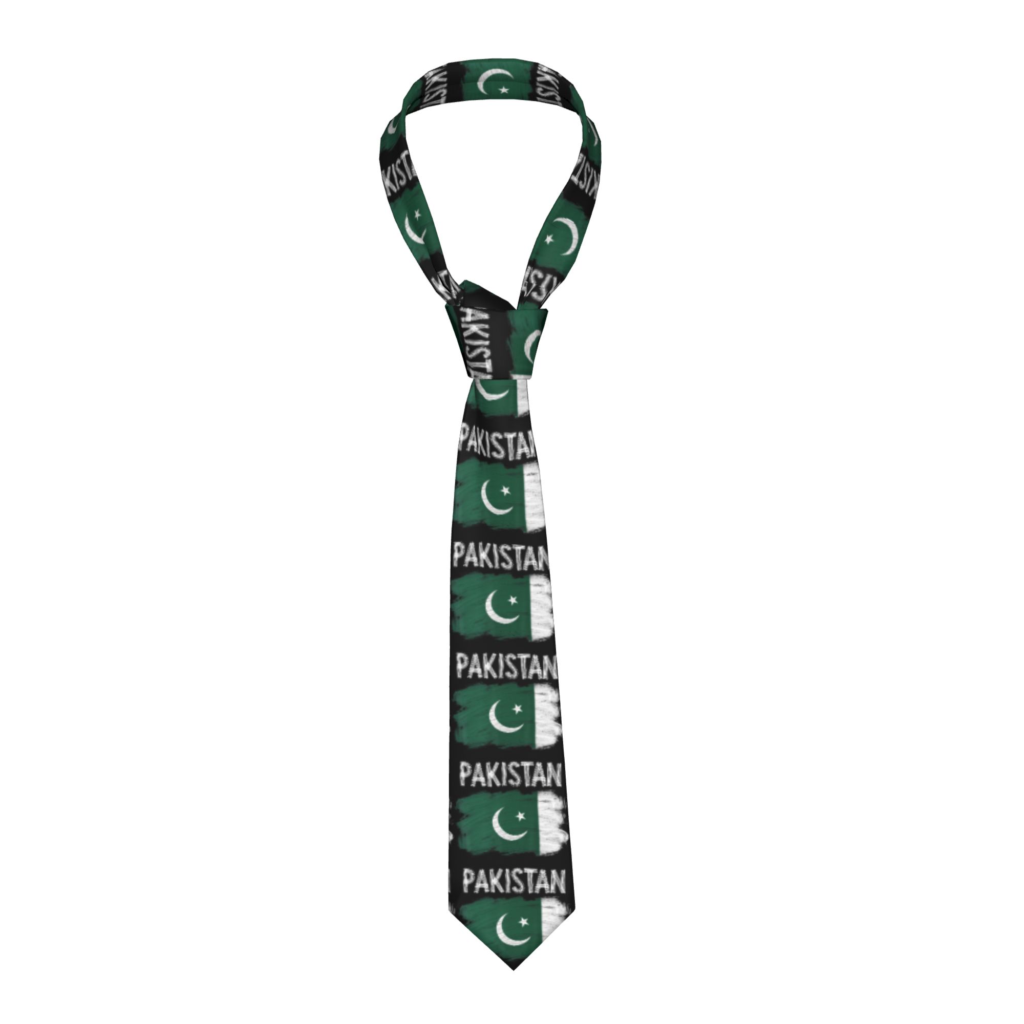 Krawat z motywem flagi Pakista – Women Accessories Pakistan recenzja i cena
