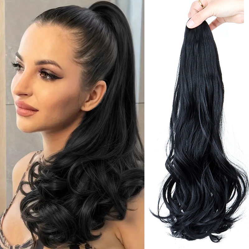 Syntetyczny długi kręcony docz – Hair Claw Clip Set recenzja i cena