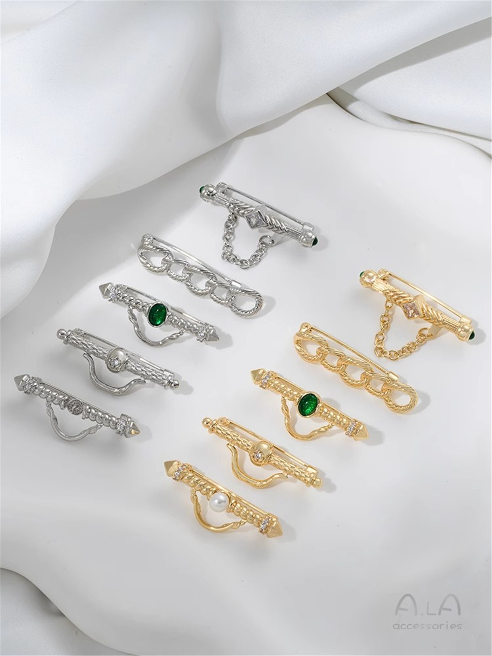 14-karatowe złoto grawerowane  – Brooch Pin Gold recenzja i cena