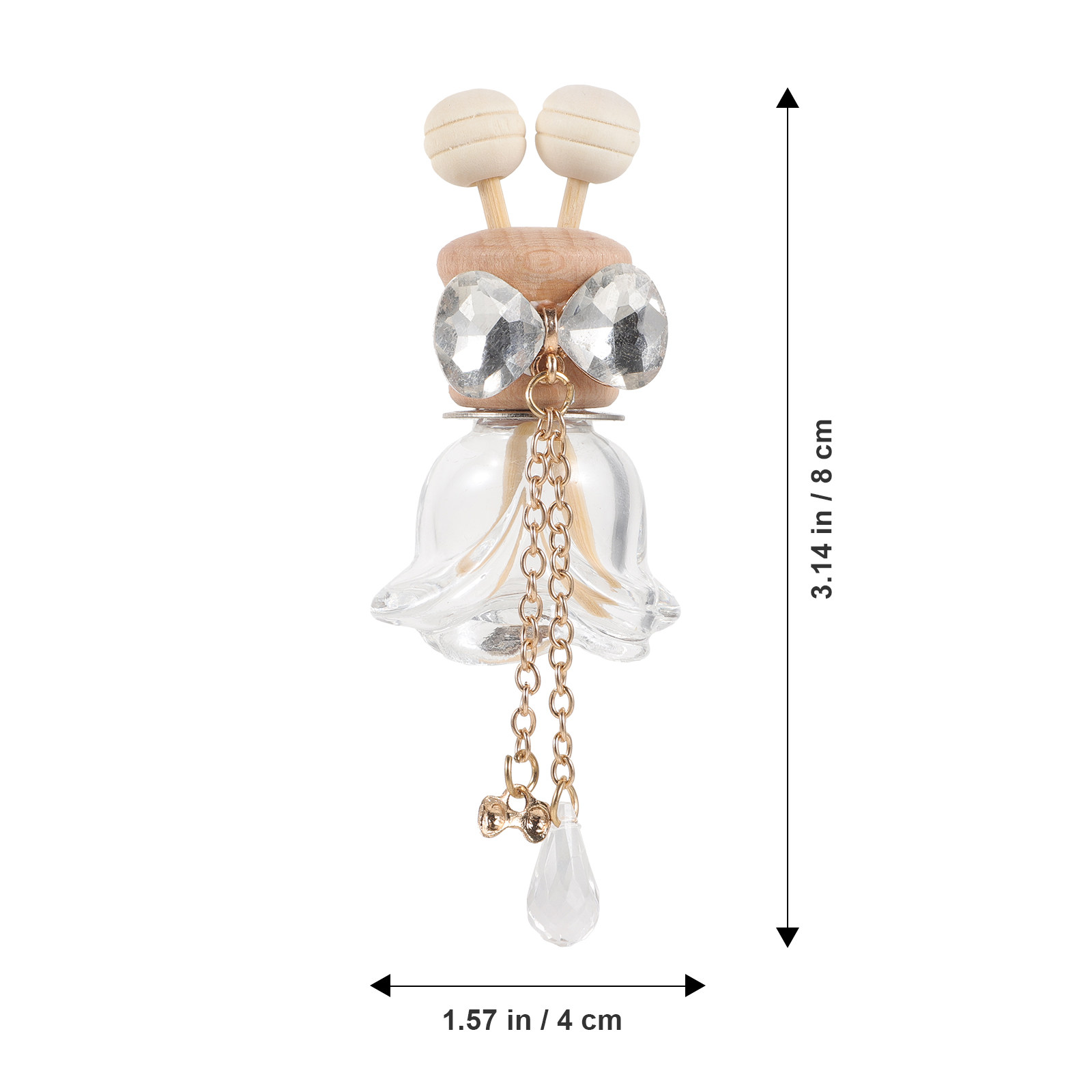2 szt. szklanych butelek na od – Women Accessories Outlet recenzja i cena
