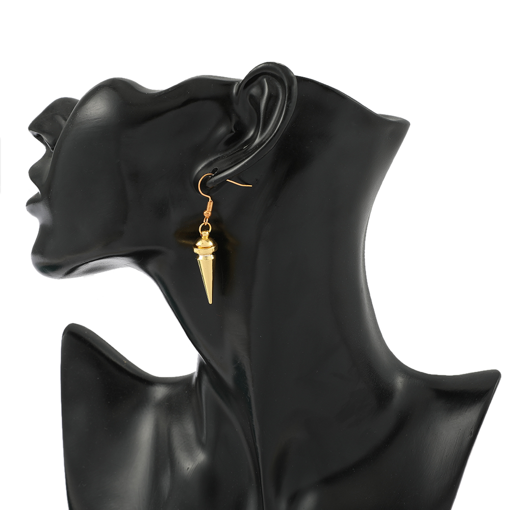 Modne anime kolczyki w złotym  – Women Accessories Trending recenzja i cena