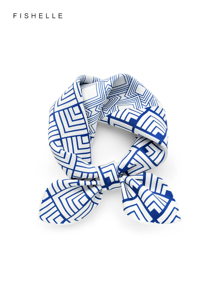 Chiński klasyczny niebieski bi – Silk Scarf Square recenzja i cena