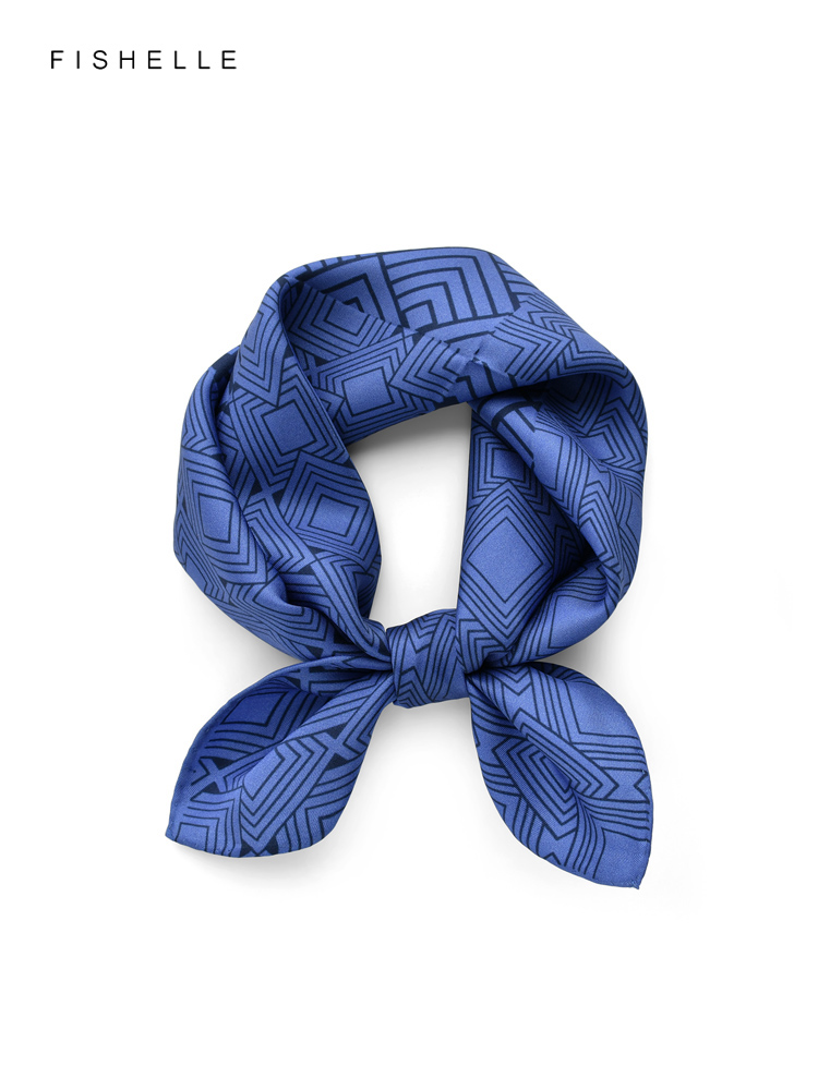 Chiński klasyczny niebieski bi – Silk Scarf Square recenzja i cena