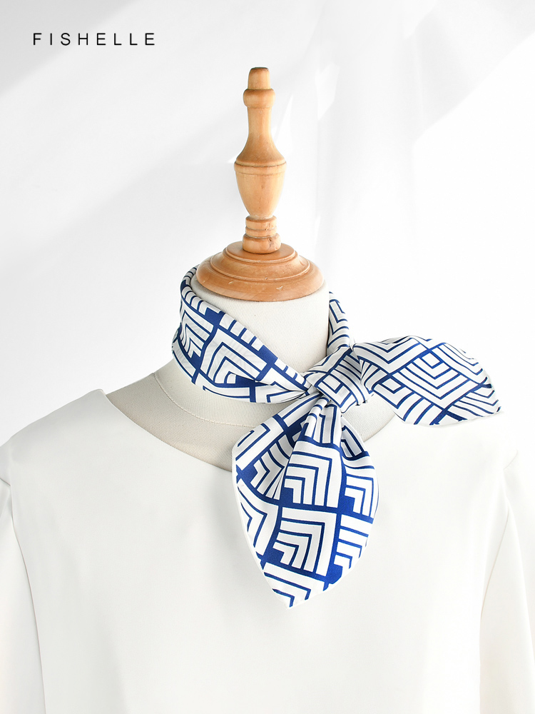 Chiński klasyczny niebieski bi – Silk Scarf Square recenzja i cena
