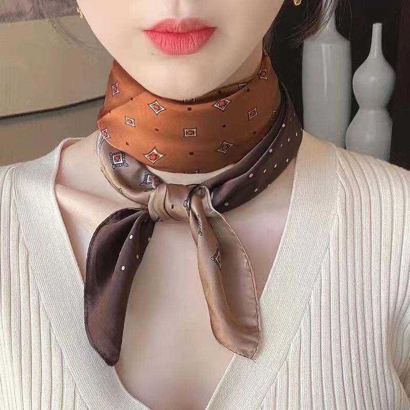 Nowe mody nadruk zebry kwadrat – Silk Scarf Square recenzja i cena