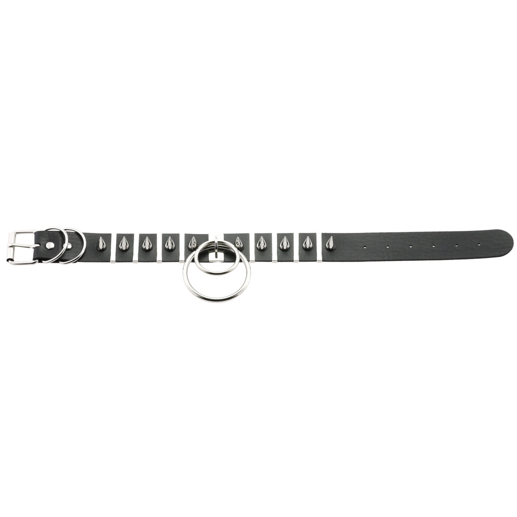 Duże kolce Choker skórzana obr – Women'S Emo Accessories recenzja i cena