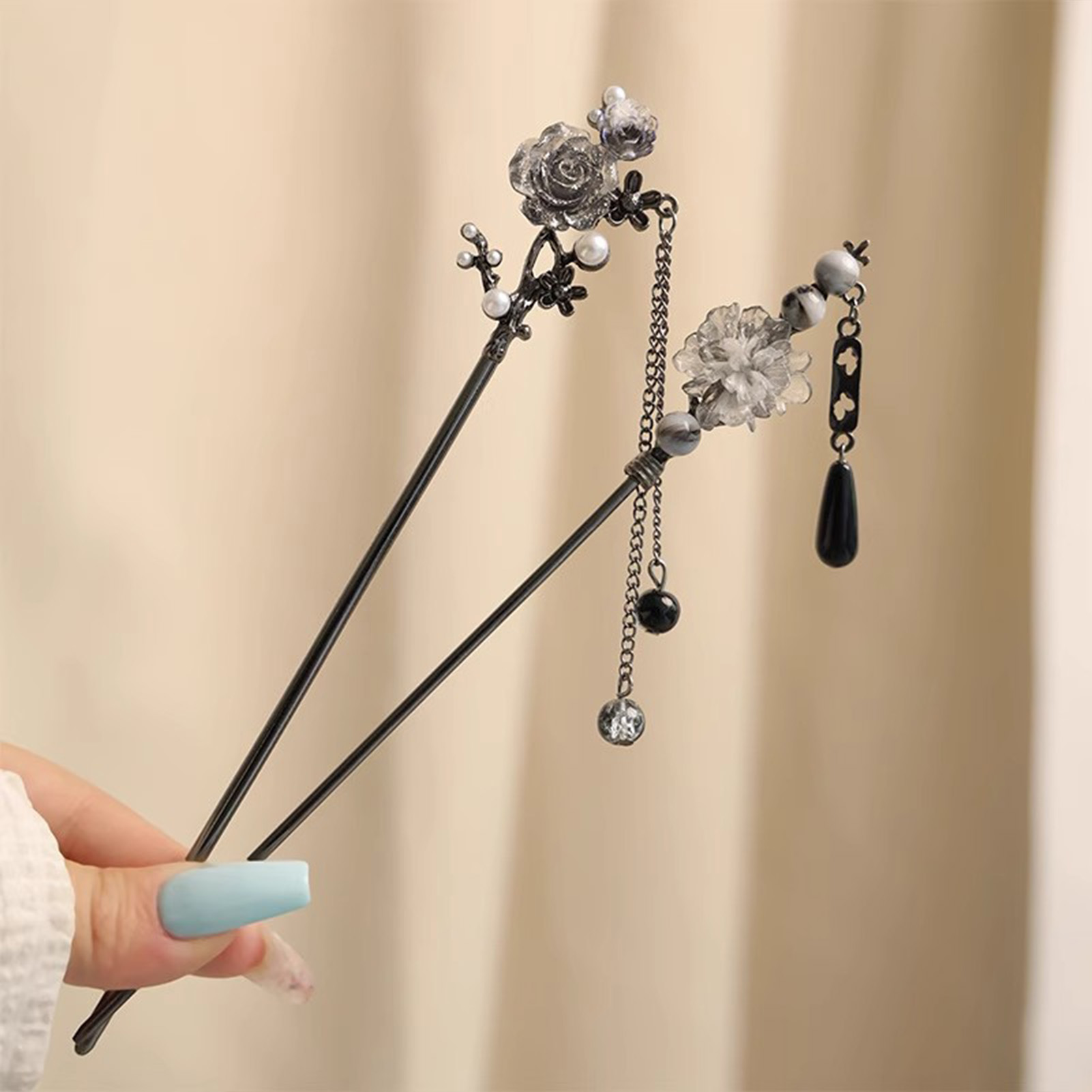 Eleganckie kwiatowe spinki do  – Women Accessories On Sale recenzja i cena