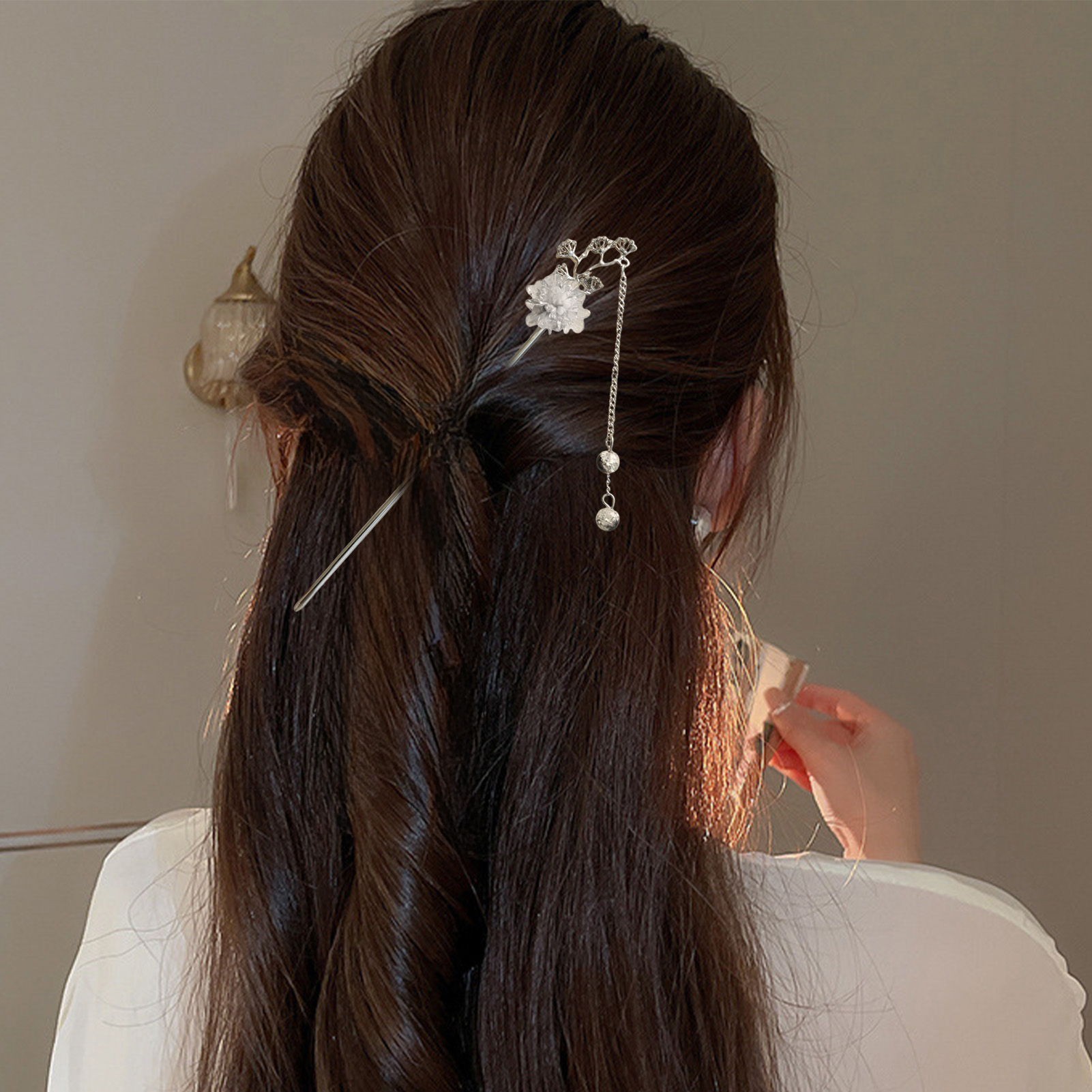 Eleganckie kwiatowe spinki do  – Women Accessories On Sale recenzja i cena
