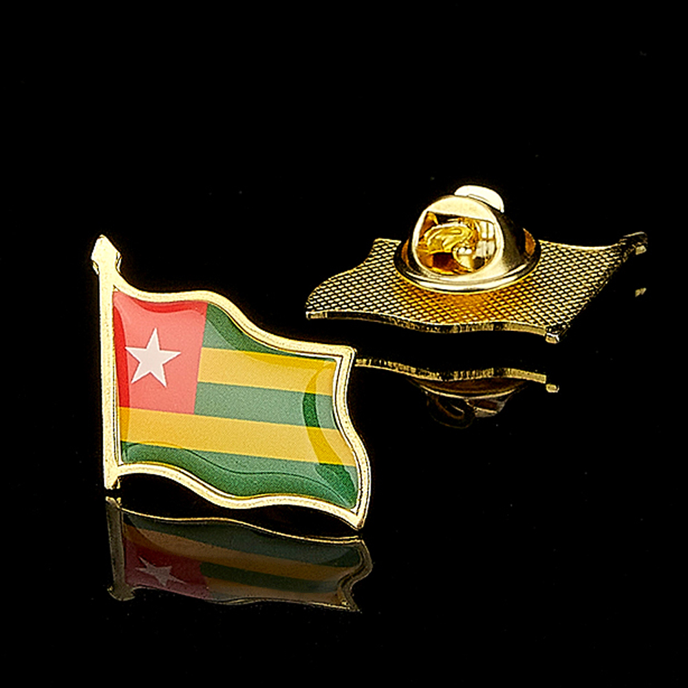 Republika Togo Afryka Kraj Epo – Brooch Pin Gold recenzja i cena