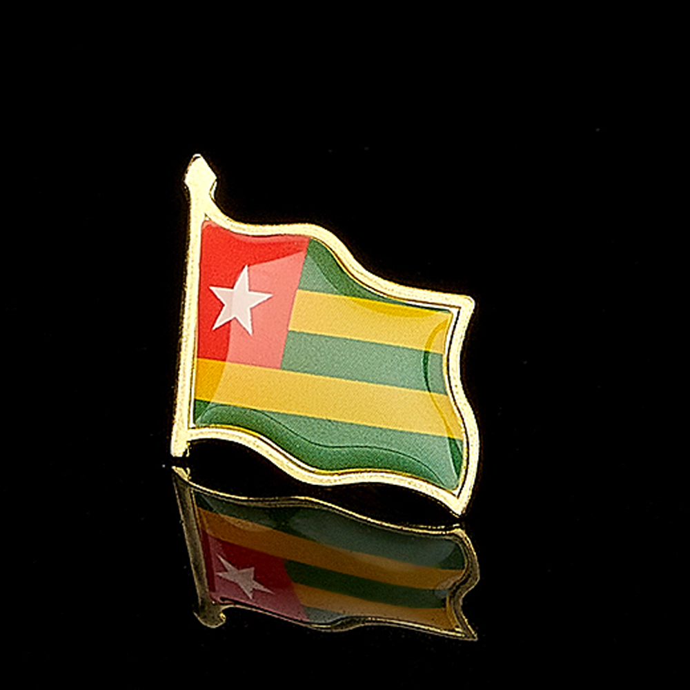 Republika Togo Afryka Kraj Epo – Brooch Pin Gold recenzja i cena