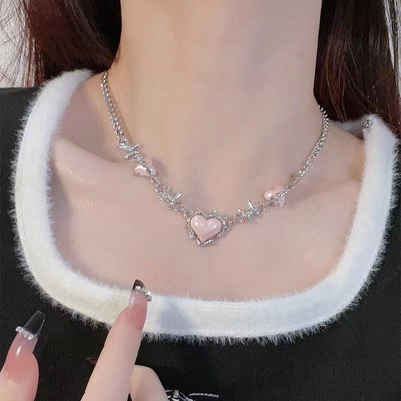 Vintage Y2k różowy koralik nas – Women'S Emo Accessories recenzja i cena