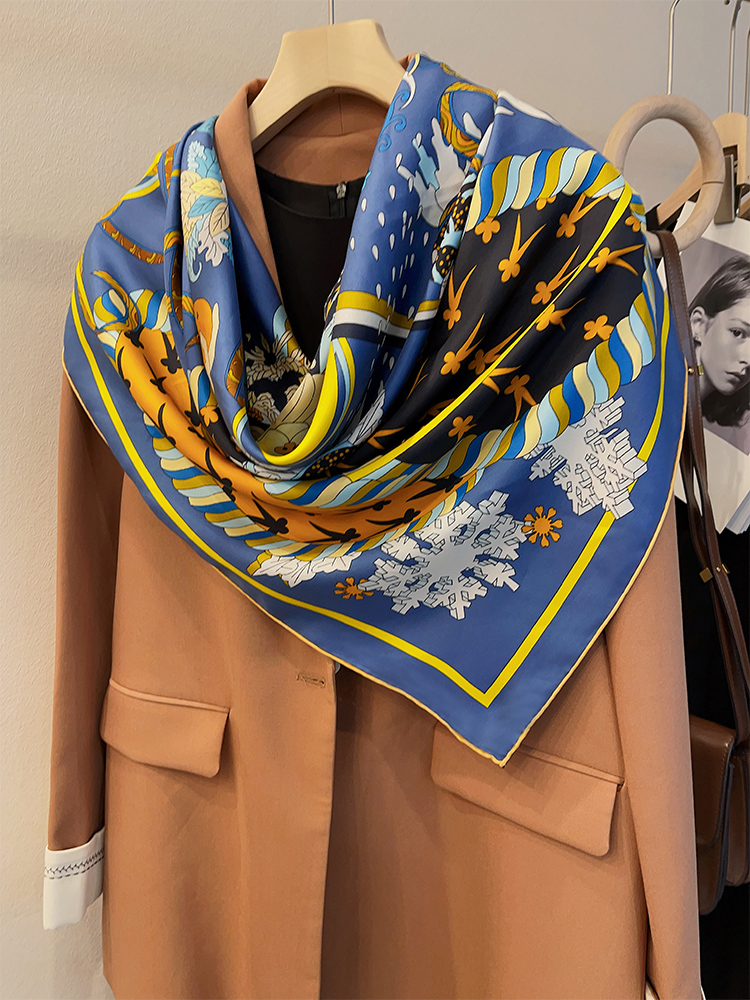 135CM 135CM jedwab duże chusty – Silk Scarf Square recenzja i cena